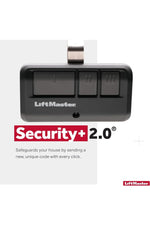 LiftMaster 893LM Security+ 2.0 3-Button Visor Clip Garage Door Opener Remote Control