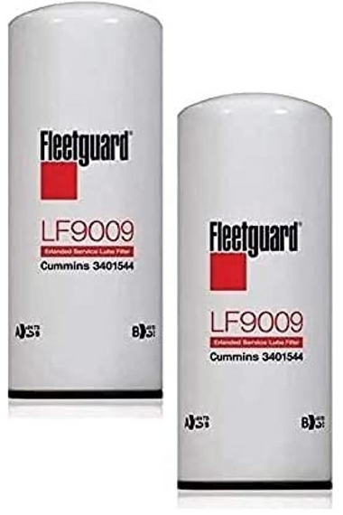 LF9009 Fleetguard Lube Filter, Spin-On (Pack of 2)