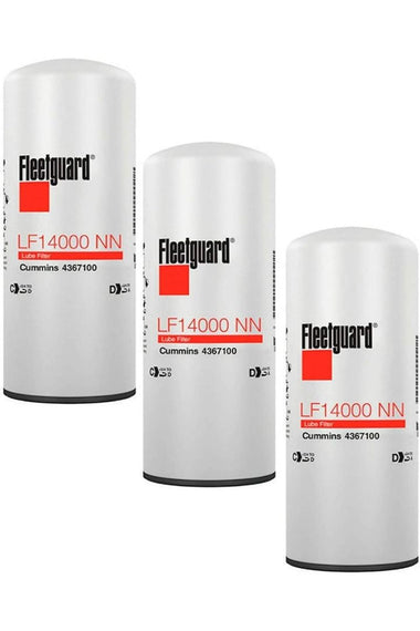 Fleetguard LF14000NN (Upgrade of LF9080) Oil Filter (Pack of 3)